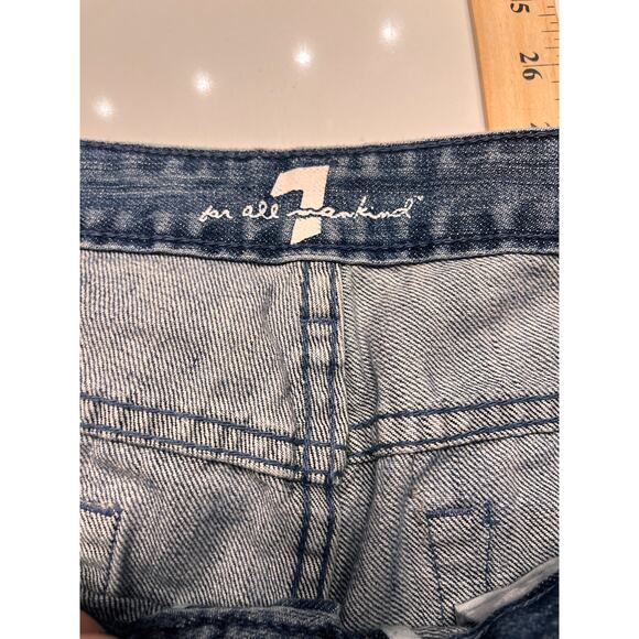 7 For All Mankind Blue Dojo Positano Trouser Jeans Size 29 - Picture 5 of 10